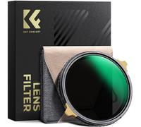 K&F Concept Nano-X Pro 2 en 1 Filtro Polarizador Variable ND2-32 (1-5 Pasos) Ultradelgado con Marco de Cobre Vidrio óptico HD con 36 Capas Revestimiento Nano