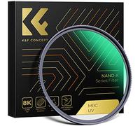 K&F Concept Nano-X Series MC - Filtro de protección UV con 28 revestimientos multicapa HD ultra delgado filtro UV para EOS M50 M50 Mark II M5 M6 M6 Mark II M200 lente incluye estuche de filtro (43 mm)