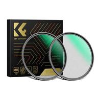 K&F CONCEPT Nano-Xcel 2 Pack 82MM Filtros Black-Mist 1/8+ Filtro Difusión 1/4 con 28 Capas de Revestimiento Nano de Vidrio Óptico para Suavizador de Retrato Imagen y Vídeo