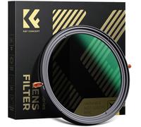 K&F CONCEPT Nano-Xcel 37mm 2 en 1 Filtro Polarizador y Variable ND2-32, ND2-32 Filtro Densidad Neutra & CPL de Vidrio Óptico con 28 Capas Revestimiento para Cámara Lente NO X Spot