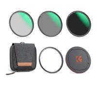 K&F CONCEPT Nano-Xcel 55mm Filtros Magnéticos,Magnetic Filter Quick Swap System Filtro Polarizador (CPL), ND8, ND64, Anillo de Adaptador,Tapa para Lente