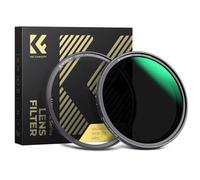 K&F Concept Nano-X 55mm Magnético ND Filtro Variable ND8-ND128 (5 Pasos) con Anillo de Adaptador Magnético, ND Filtro Densidad Neutra Magnético con 28 Capas Revestimiento Nano