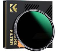 K&F CONCEPT Nano-Xcel 77mm Filtro ND2-400 Variable &Black-Mist 1/4 2 en 1 | Black Diffusion 1/4 & ND2-400 Filtro de Densidad Neutral con Revestimiento Nano - FN723