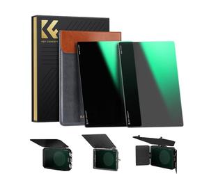K&F CONCEPT Nano-Xcel Cine Filtro ND8+ND64 4"X5.65" Filtro Cuadrado Cine | de Vidrio Óptico HD con Nano Revestimient Compatible con Tilta SmallRig Matte Box para Fotográfica - FM701