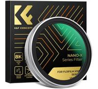 K&F CONCEPT Nano-Xcel Filtro de Protección UV Comaptible con FujiFlim X100 Series, Filtro MCUV con 28 Capas Nano Revestimiento Compatible con Fujifilm X100 X100S X100F X100T X100V X100VI(Plata)