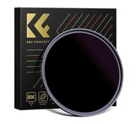 K&F CONCEPT Nano-Xcel Filtro ND100000 (16.6 f-Stops) de 77mm para Eclipse Solar, Filtro de Densidad Neutra para Exposiciones Ultralargas, Fotografía Solar, Vidrio Ópticocon 28 Capas Revestimiento Nano