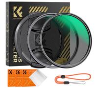 K&F CONCEPT Nano-Xcel Filtros Kit, 82mm Filtro de Protección MCUV Filtro Polarizador CPL con 2PCS Tapa para Objetivo 3PCS Paños Limpieza