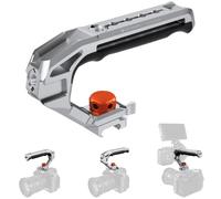 K&F CONCEPT NATO Top Handle Ligero, Mango Superior Liviano con NATO Rail para Jaula de Cámara DSLR, Top Handle Universal con 4 Adaptadores de Zapata Rosca de 1/4" y 3/8"
