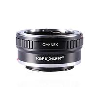 K&F CONCEPT OM-NEX Lente Adaptador,Sony NEX Adaptador, Anillo Adaptador para Olympus OM Lente a Sony NEX (Montura E) Cámara Sony NEX-3 NEX-5 NEX-3 N NEX-5 NEX-5 C NEX-5 N NEX-5R NEX5T NEX6 NEX7