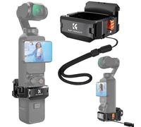 K&F CONCEPT Osmo Pocket 3 Soporte Aluminio Adaptador Mount,Expansión Adaptador Soporte Aluminio Compatible con dji Osmo Pocket 3, Soporte de Montaje Extendido