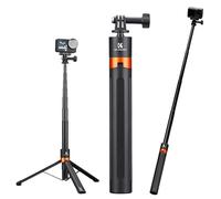 K&F CONCEPT Palo Selfie 2 en 1 con Trípode de 142 cm para Cámaras de Acción