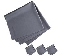K&F Concept paños de microfibra grandes 40,6 × 40,6 cm, gris oscuro, 4 uds.