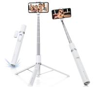 K&F Concept Selfie Stick para iPhone, Trípode Automático con Apertura y Cierre, Rotatable 360° con Control Remoto Bluetooth de 9 Botones, Trípode Automático Extensible para Teléfono Móvil