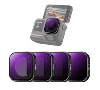 K&F CONCEPT Set de Filtros ND/PL de Rosca Compatible con Insta360 Ace Pro 2, ND8/PL+ND16/PL+ND32/PL+ND64/PL, Accessori per Action Cámara, Polarizzatore Densità Neutra, Vetro HD Multistrato