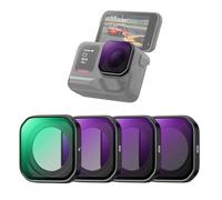 K&F CONCEPT Set de Filtros PL y ND de Rosca Compatible con Insta360 Ace Pro 2, 4 Unidades PL+ND8+ND16+ND32, Kit Accesorios Cámara Acción Filtros Densidad Neutra, Vidrio Óptico HD Multicapa