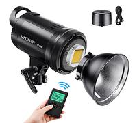 K&F CONCEPT- SL-60W LED Video Flash con Luz Blanca 5600K, 60W CRI 95+,TLCI 95+ con Foco LED con Control Remoto,Obturador,Reflector,Montura Bowens para Video,Estudio Fotografía al Aire Libre,Foco LED