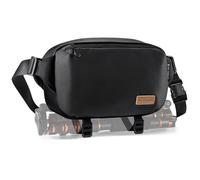 K&F CONCEPT Sling Bag 10L Urban Wander 01 (Black + Brown)