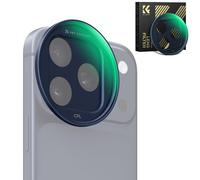K&F CONCEPT Snap-On Filtro CPL para iPhone 17 Pro Max/17 Pro, Ultraligero 9,5g Filtro Polarizante CPL con Snap-on Deco Montaje, Vidrio AGC con Recubrimiento de 28 Capas Antirreflejo, Azul Oscuro