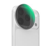 K&F CONCEPT Snap-On Filtro ND Variable ND2-32 para iPhone 17 Pro & Pro MAX | Ultraligero 11,2g Filtro de Lente ND Variable, Vidrio AGC con Recubrimiento de 28 Capas, Plateado -FA301