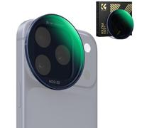 K&F CONCEPT Snap-On Filtro ND2-32 para iPhone 17 Pro & Pro MAX, Ultraligero 11,2g Filtro de Lente ND Variable con Snap-on Deco Montaje, Vidrio AGC con Recubrimiento de 28 Capas, Azul Oscuro