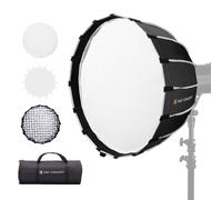 K&F Concept softbox parabólico de 120 cm, 16 varillas, plegado rápido, montura Bowens