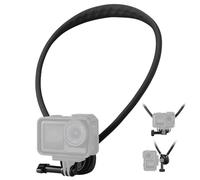 K&F CONCEPT Soporte para Cuello con Almohadilla de Aire y Adaptador de 1/4", Compatible con GoPro Hero 13/12/11/10/9/8/7/6/5/4/MAX, Insta 360 X5/X4/Ace Pro 2, dji Osmo Nano, Action 3/4/5 Pro