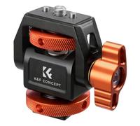 K&F CONCEPT Soporte para Monitor de Cámara con Adaptador de Cold Shoe y 1/4" Tornillo, Monitor Mount Ajustable con Giro de 360° e Inclinación de 180°, Carga Máxima 3KG