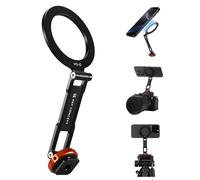 K&F CONCEPT Soporte para Teléfono Magnético Metálico con Montura para Zapata Fría, Adaptador Giratorio Ajustable para Teléfono Compatible con iPhone 17/16/15/14/13 Serie, Monitorización de Cámara