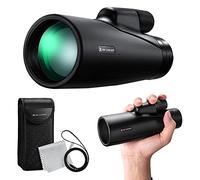 K&F Concept Telescopio Monoculares de Largo Alcance 12x50, BAK4 Prisma y Lente FMC,Monoculo Catalejos de Gran Alcance Impermeable IP66 para Observación de Aves y Vida Silvestre