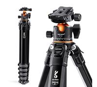 K&F Concept Trípode de Cámara, 177CM Trípode Estable Aluminio con 35mm Rótula de Bola Carga Máxima 15kg, Trípodes Fotografía Compacto con 1/4" Placa de Liberación Rápida para Cámara DSLR, Videocámara