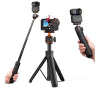 K&F CONCEPT Trípode Magnético de Liberación Rápida 25.6"/65 cm Compatible con DJI Osmo Nano/Osmo Action 6, Mango Extensible 2 en 1 con Varilla de Extensión, Palo para Selfies con Cabeza de rótula 360°