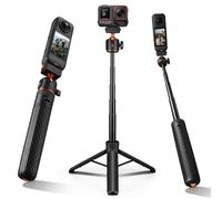 K&F CONCEPT Trípode magnético de liberación rápida, Compatible con Insta360 X5/Ace Pro 2, pértiga de 26" de Apertura rápida para vlogging, rótula de 360°, extensión, empuñadura de Mesa