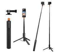 K&F CONCEPT Trípode y Palo Selfie Invisible Telescópico de 120 cm