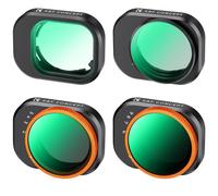 K&F Concept VND + UV +CPL Filter Kits For DJI Mini 4 Pro 4 Pack ND2-32 (1-5 Stops)+ND32-512
