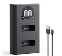 K&F CONCEPTC NB-13L CB-2LH Cargador de Batería Compatible con CB-2LHT y cámaras Digitales G1X, G1 X Mark III, G5X, G5X Mark II, G7X, G7X Mark II III, G9X, G9X Mark II, SX620, SX720, SX730, SX740 HS