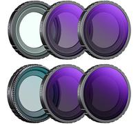 K&F CPL+UV+ND8+ND16+ND32+ND64 Filters Kit 28 Multi-Layer Coated Compatible with Insta360 GO 3S