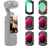 K&F DJI Osmo Pocket 3 - 6pcs Filter Kit (UV+CPL+ND16/PL+ND32/PL+ND64/PL+ND256/PL)