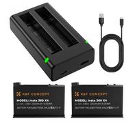 K&F Insta 360 X4 2x batteries and charger