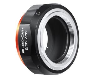 K&F M42-M4/3 PRO high precision lens adapter (orange) K&F Concept M10125 Lens Adapter