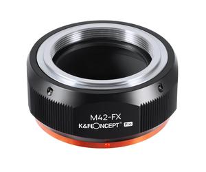 K&F M42 to Fuji X Lens Mount Adapter for M42 Screw Mount Lens to Fujifilm Fuji X-Series
