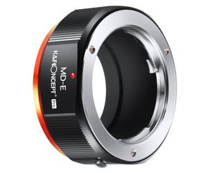 K&F MD to NEX Lens Mount Adapter for Minolta MD MC Mount Lens to NEX E Mount Mirrorless Cameras for