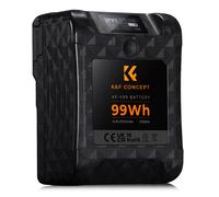 K&F MINI V-Lock 99Wh battery supports 65W PD Fast Charge,6700mAh, for camera/lighting equipment