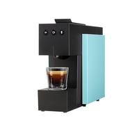 K-fee Square Máquina de cápsulas para café, té y cacao | Cafetera compacta | Calefacción rápida | Depósito de agua de 0,8 l | 19 bar | Azul