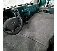 KFoam.es Colchón Plegable Cama Delantera Camper para Mercedes Sprinter Color Gris (2006-2017)