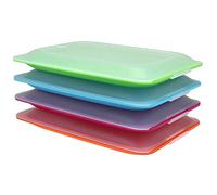 Tatay Fresh - Lote De 4 Recipientes Porta Embutidos Y Alimentos. Colores Básicos De
