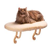 K&H Mascotas | Soporte para Gatos| Cama cornisa para Gatos recubierta de Microfibra