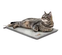 K&H Pet Products - Alfombra calefactora para Gatos de Interior - Alfombra calmante y Caliente para Mascotas - Lavable a máquina - Calefacción Impermeable - Seguridad listada - 31,5 x 63,5 cm -