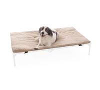 K&H Pet Products - Almohadilla para Cuna de Perro (la Cuna se Vende por Separado), Cama cómoda con Parte Superior Acolchada para Camas elevadas XL, Suave y esponjosa, Correas de Ajuste Seguro,
