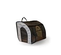 K&H Pet Products - Asiento de Coche Cerrado para Perros y Gatos, transportador de Seguridad de Viaje para Mascotas, Asiento de Coche de Viaje para Perros, transportador de Gatos Cubierto de Lados