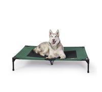 K&H Pet Products Cuna elevada para perros al aire libre, transpirable, refrescante, hamaca elevada, cama para mascotas para perros XL, cubierta d